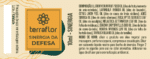 Rótulo do blend de óleos essenciais para defesa Terra Flor