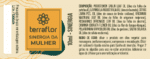 Rótulo do blend de óleos essenciais para mulher Terra Flor