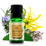 Frasco com blend de óleos essenciais para mulher Terra Flor