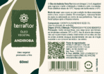 Rótulo do óleo vegetal Andiroba (Carapa guaianensis) Terra Flor
