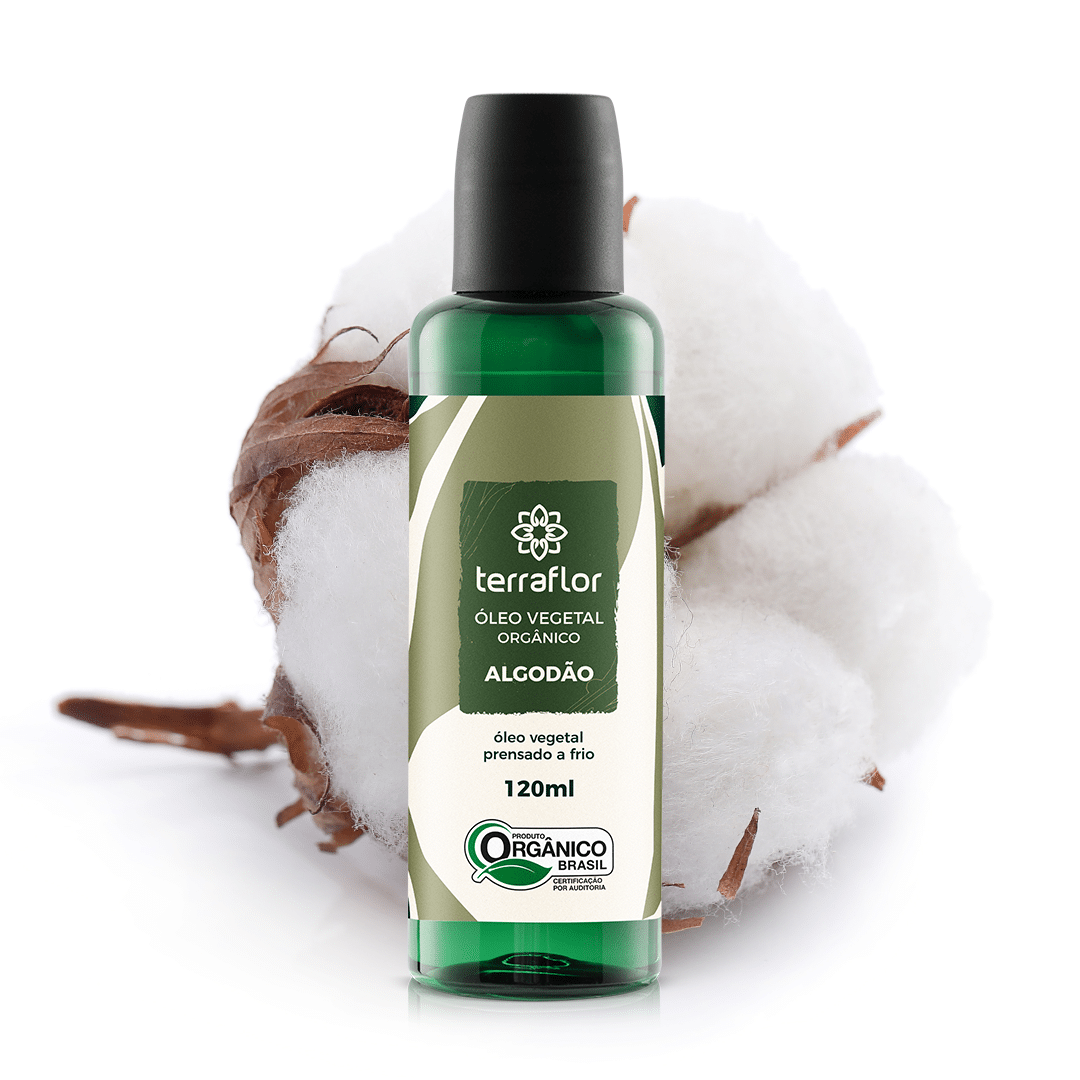 oleo-vegetal-algodao-organico-120ml Algodão Orgânico 120ml - Imagem 1