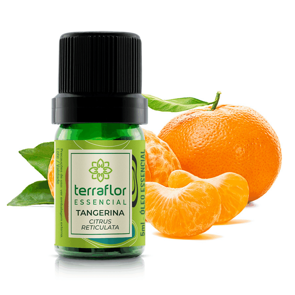 Frasco de óleo essencial Tangerina (Citrus reticulata) Terra Flor
