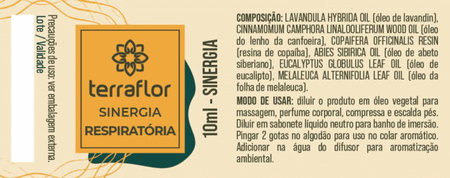 Rótulo da Sinergia Respiratória.