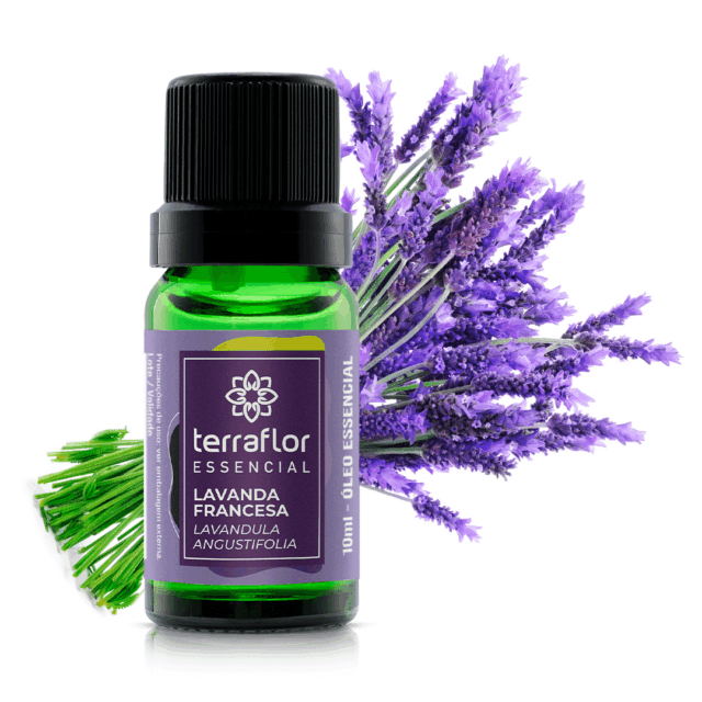 Frasco de óleo essencial Lavanda Francesa (Lavandula angustifolia) Terra Flor