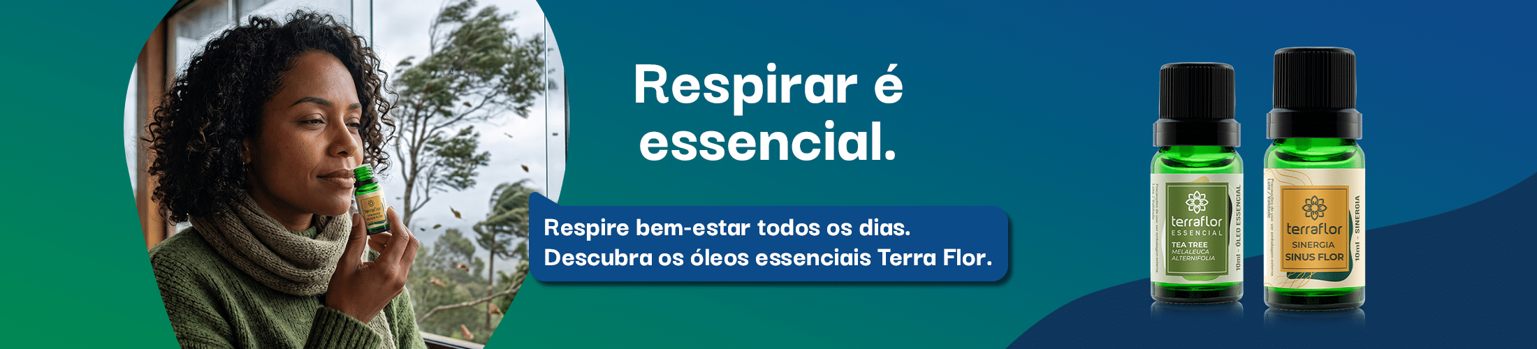 Respirar é essencial 🍃 Confira as ofertas de julho